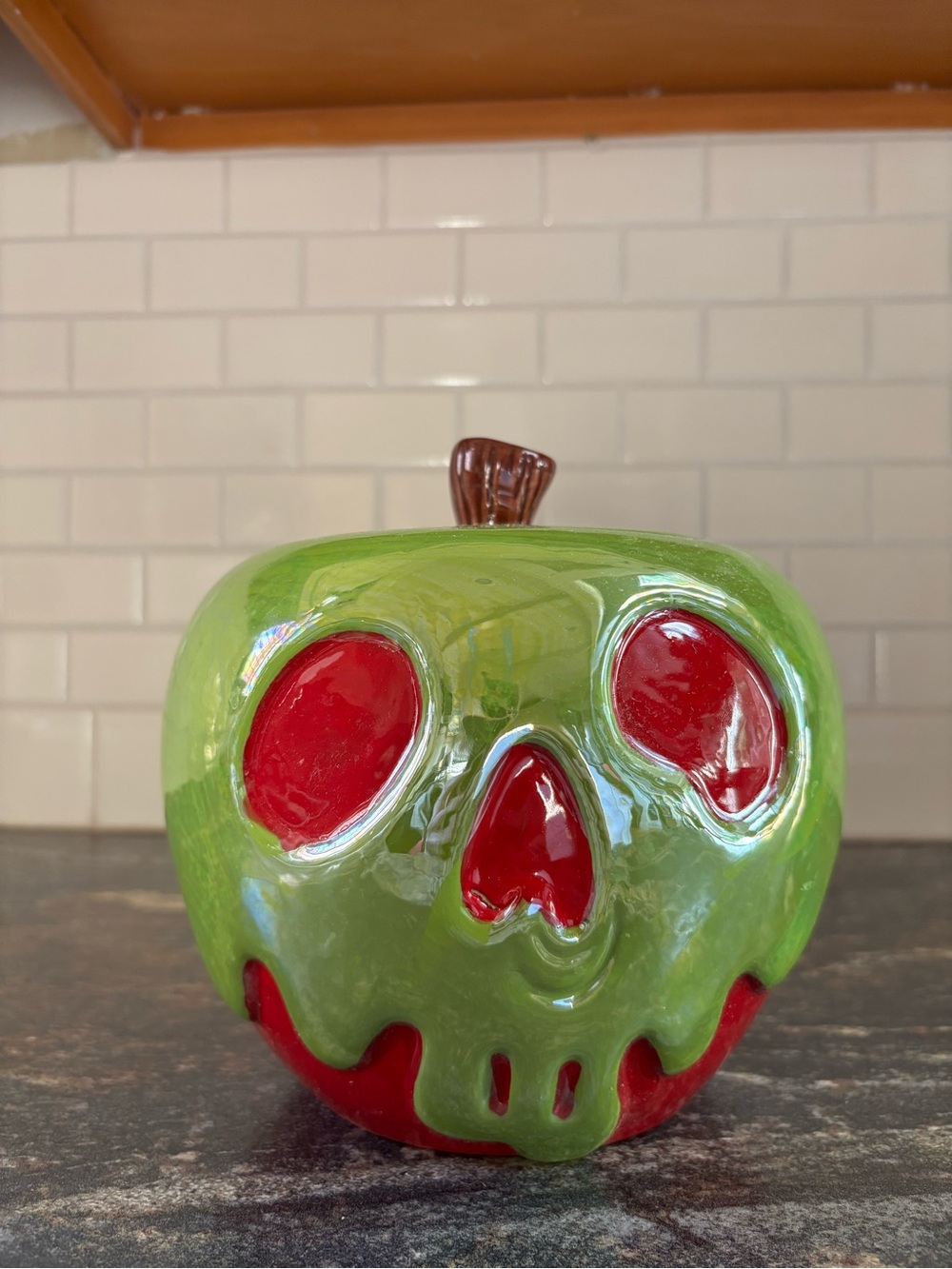 Disney villains Snow White evil queen poison Apple cookie jar canister